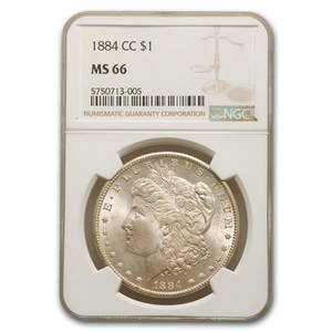 1884-CC Morgan Dollar MS-66 NGC