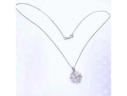 Diamond Jerusalem Cross Pendant 14K White Gold Necklace: Diamond Jerusalem Cross Pendant 14K White Gold Necklace SKU: RBJ174524642243-E Condition: Pre-Owned Model: 174524642243-E Size and Fit: Length: 16'' Note: All Sales are final. Need