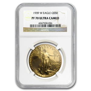 1989-W 1 oz Proof American Gold Eagle PF-70 UCAM NGC