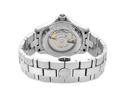 Raymond Weil Parsifal Gray Roman Dual Steel Automatic Mens Watch 2970-ST-00608: Raymond Weil Parsifal Gray Roman Dual Steel Automatic Mens Watch 2970-ST-00608 SKU: RBJ143761830472-E Brand: Raymond Weil Condition: Pre-Owned Model: 2970-ST-00608 Item Specifics:Band Color: