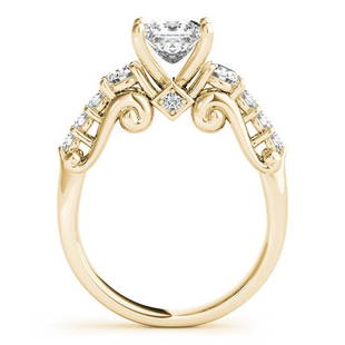 Natural 1.75 CTW Diamond Engagement Ring SET 18K Yellow Gold: Natural 1.75 CTW Diamond Engagement Ring SET 18K Yellow Gold Category: Vintage Engagement Rings Style: Vintage Three Stone Audience: For Women Ring Resizable: Yes Metal Type: 18K