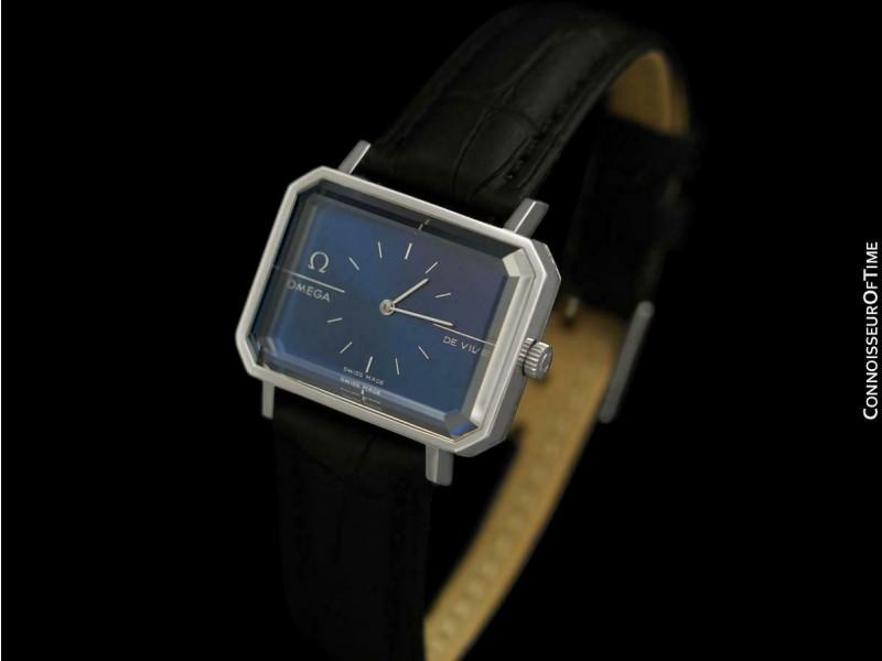 1973 OMEGA De Ville Mens Midsize Emerald By Andrew Grima Mint With Warranty: 1973 OMEGA De Ville Mens Midsize Emerald By Andrew Grima Mint With Warranty SKU: RBJ374019724712-E Brand: Omega Condition: Pre-Owned Model: De Ville, Ref. MD 511.0379 Item Specifics:Band Color: BlackB
