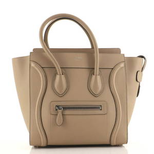 Celine Luggage Bag Grainy Leather Micro