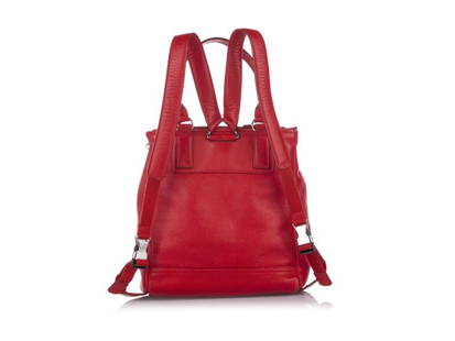 Leather Backpack: Leather Backpack SKU: RBJFF1DGVBP001 Brand: Prada Condition: Pre-Owned Note: All Sales are final. Need more pics? Please do not hesitate to ask if you have any question or inquiry
