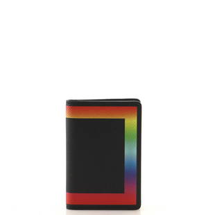 Louis Vuitton Pocket Organizer Rainbow Taiga Leather: Louis Vuitton Pocket Organizer Rainbow Taiga Leather Exterior Color: Black, Multi Color Interior Color: Black Exterior Material: Leather Interior Material: Leather Accessories: Box,