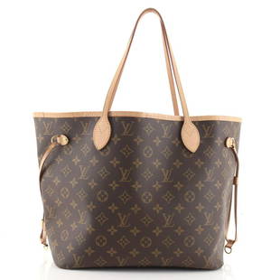 Louis Vuitton Neverfull NM Tote Monogram Canvas MM: Louis Vuitton Neverfull NM Tote Monogram Canvas MM CLAIR CODE: HB.LV.NNM.MNCA.MM Item No: 132551/2 Brand Code: SD3290 SIZE AND FIT: 13"W x 11"H x 6.5"D, 8" handle drop Exterior Color: