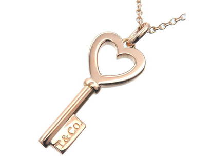 Authentic Tiffany&Co. Heart Key Mini Necklace K18 750 Rose Gold Used F/S: Authentic Tiffany&Co. Heart Key Mini Necklace K18 750 Rose Gold Used F/S SKU: RBJ175137601937-E Brand: Tiffany & Co. Condition: Pre-Owned Model: 175137601937-E Item Specifics:Base Metal: