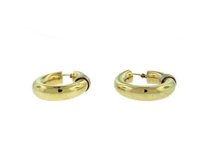14k Yellow Gold Hoop Ladies Earrings: 14k Yellow Gold Hoop Ladies Earrings SKU: RBJ203699461209-E Condition: Pre-Owned Metal: Yellow Gold Model: 203699461209-E Item Specifics:Brand: UnbrandedClosure: HingedMain Stone: No StoneMetal: