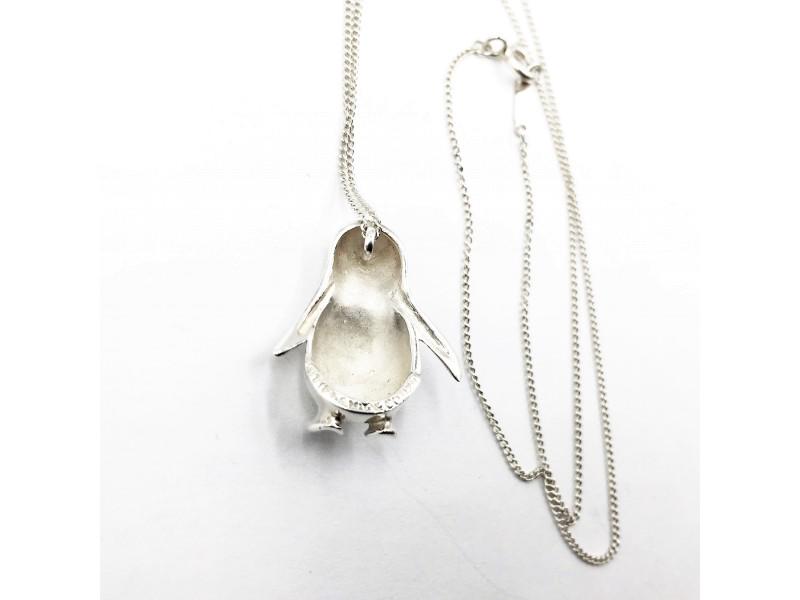 Tiffany & Co. Penguin Pendent Necklace: Tiffany & Co. Penguin Pendent Necklace SKU: RBJPENGUINPEN-5FCC127ACCC24 Brand: Tiffany & Co. Condition: Pre-Owned Brand: Tiffany & Co.Gender: WomensMetal: Silver Note: All Sales are final. Need more p