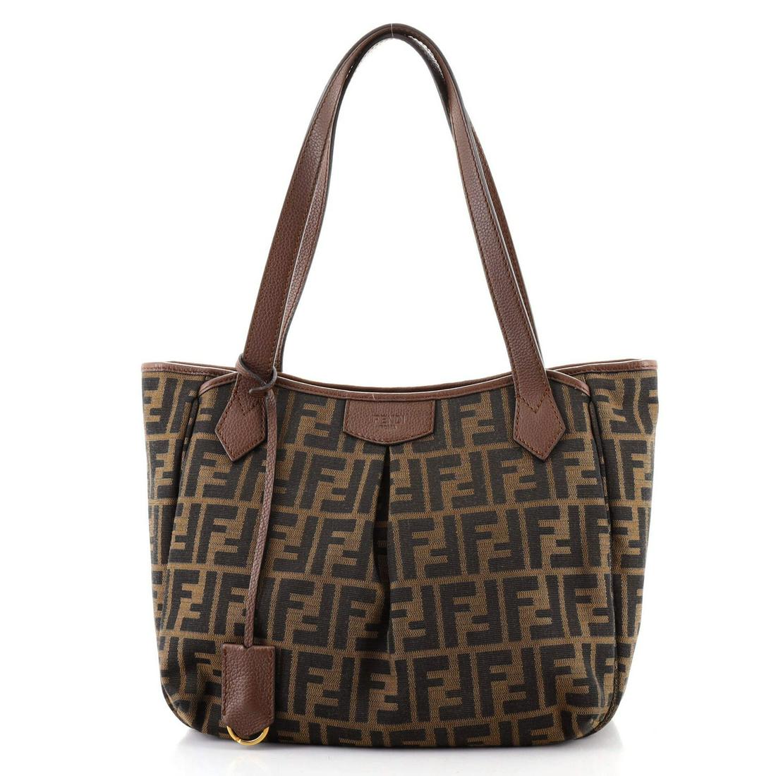 Fendi Grande Shopping Bag Zucca Canvas: Fendi Grande Shopping Bag Zucca Canvas SKU: HB.FE.GRDS.ZUCV Item No: 118037/341 Brand Code: 8BH268-Q0M 149-2580 SIZE AND FIT: 11"W x 9"H x 4"D, 9.5" handle drop Exterior Color: Brown Interior Colo