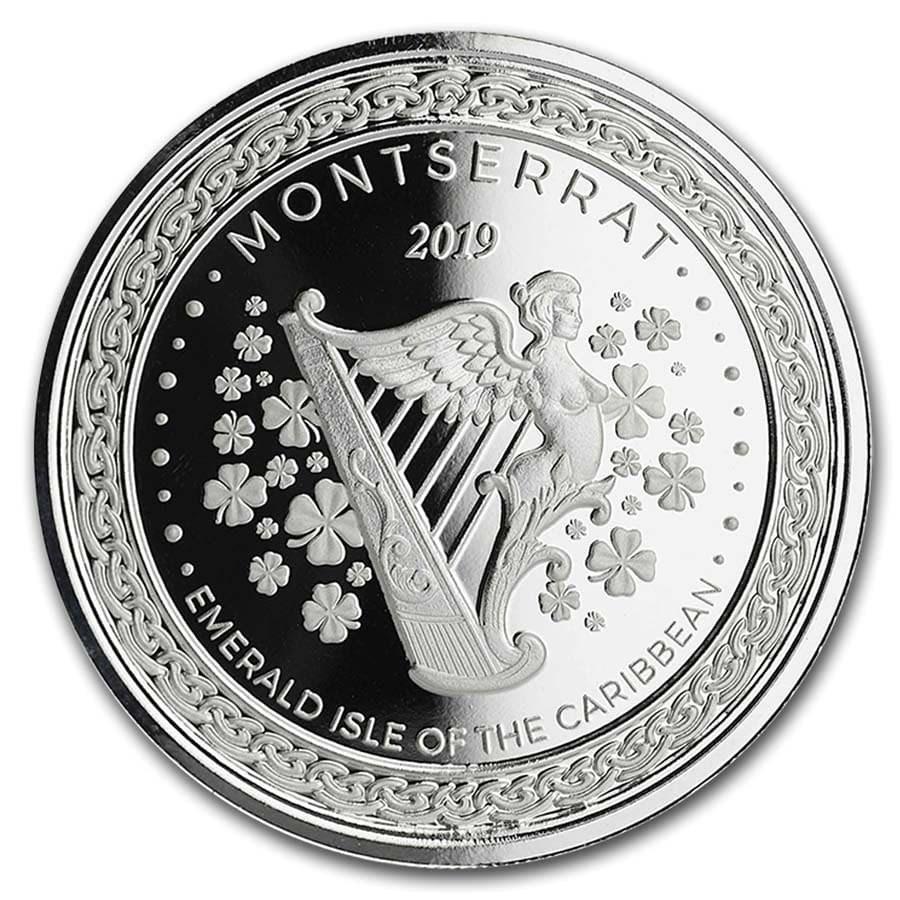 2019 Montserrat 1 oz Silver Emerald Isle of the Caribbean BU: 2019 Montserrat 1 oz Silver Emerald Isle of the Caribbean BU SKU: RBJ198936 Year: 2019 Grade: Brilliant Unc Grade Service: None Denomination: $1.00 Mint Mark: Not Shown Metal Content: 1 t