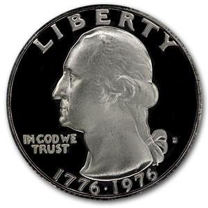 1976-S Clad Washington Quarter Gem Proof: 1976-S Clad Washington Quarter Gem Proof SKU: RBJ6544 Year: 1976 Grade: Gem Proof Grade Service: None Denomination: 25 Cents Mint Mark: S - San Francisco Metal Content: 0 troy oz