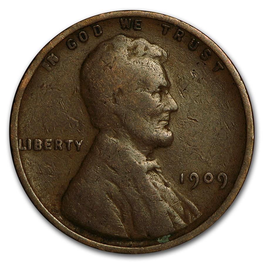 1909 VDB Lincoln Cent Good/VF: 1909 VDB Lincoln Cent Good/VF SKU: RBJ8224 Year: 1909 Grade: Good or Better Grade Service: None Denomination: $0.01 Mint Mark: P - Philadelphia (Not Shown) Metal Content: 0 troy oz