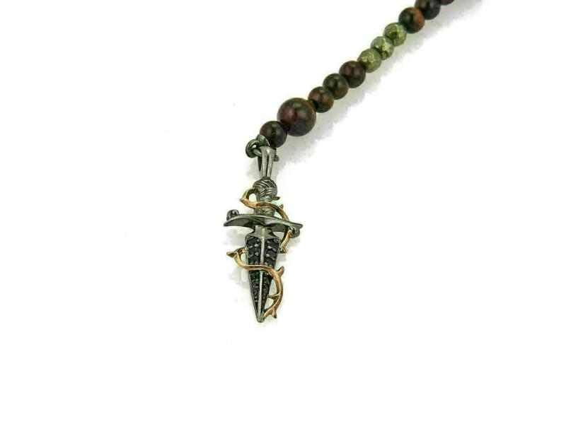 Stephen Webster Rosary Bead Sterling Bull's Eye & Pyrite Necklace: Stephen Webster Rosary Bead Sterling Bull's Eye & Pyrite Necklace Product Code: 144565935783-E Brand: Stephen Webster Condition: Never Worn Model: 144565935783-E Details: Item Specifics: Brand: Stephe