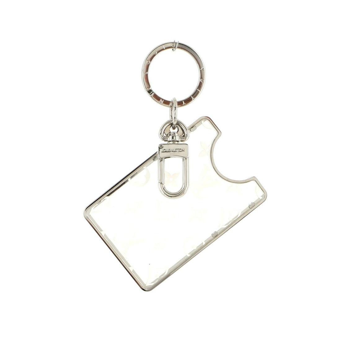 Louis Vuitton LV Prism ID Card Holder Bag Charm and Key Holder Monogram Plexiglass with Metal: Louis Vuitton LV Prism ID Card Holder Bag Charm and Key Holder Monogram Plexiglass with Metal Exterior Color: Clear Exterior Material: Plexiglass Accessories: Box: Dust bag Item No: 147507/7 Bran