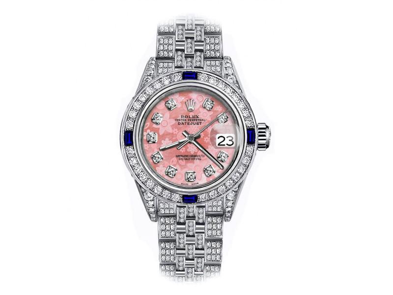 Rolex Diamond Datejust 26mm Womens Watch: Rolex Diamond Datejust 26mm Womens Watch Rolex Diamond Datejust 26mm Womens Watch Features:Brand: RolexGender: WomensCondition: ExcellentCase Material: Stainless SteelStones: 8.6ctw Diamonds Clarity V