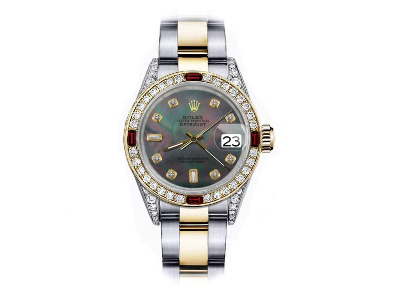 Rolex Diamond Datejust 26mm Womens Watch: Rolex Diamond Datejust 26mm Womens Watch Rolex Diamond Datejust 26mm Womens Watch Features:Brand: RolexGender: WomensCondition: ExcellentCase Material: Stainless SteelStones: 0.20ctw Cultured Pearls,