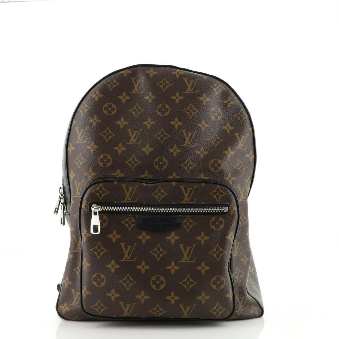 Louis Vuitton Josh Backpack Macassar Monogram Canvas: Louis Vuitton Josh Backpack Macassar Monogram Canvas Exterior Color: Brown Interior Color: Black Exterior Material: Canvas Coated Interior Material: Fabric Hardware Color: Silver Accessories: No a