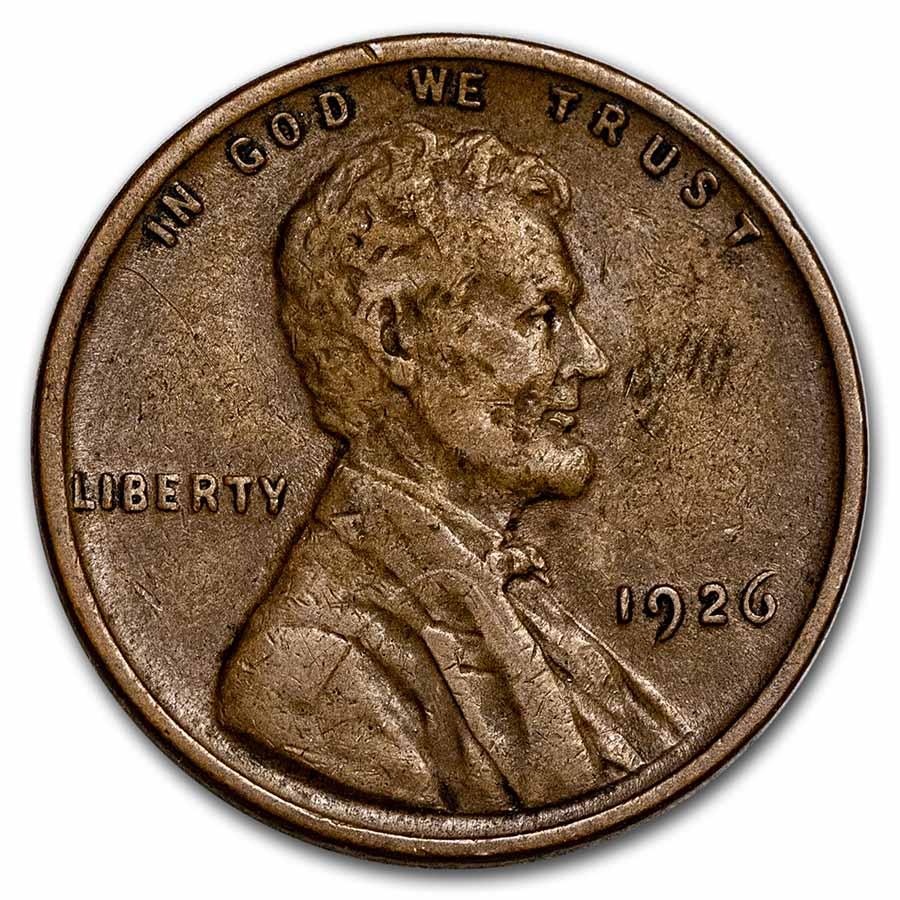 1926 Lincoln Cent XF: 1926 Lincoln Cent XF SKU: RBJ2710 Year: 1926 Grade: Extra Fine Grade Service: None Denomination: $0.01 Mint Mark: P - Philadelphia (Not Shown) Metal Content: 0 troy oz Purity: N/