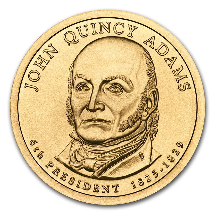 2008-P John Quincy Adams Presidential Dollar BU: 2008-P John Quincy Adams Presidential Dollar BU SKU: RBJ37801 Year: 2008 Grade: Brilliant Unc Grade Service: None Denomination: $1.00 Mint Mark: P - Philadelphia Metal Content: 0 troy oz