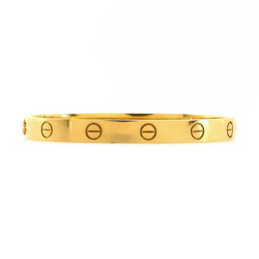 Cartier Love Bracelet 18k Yellow Gold 09 On Nov 16 22 Golden Gate Auctioneer In Ca