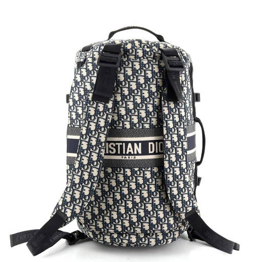 Christian Dior Travel Backpack Oblique Canvas Large