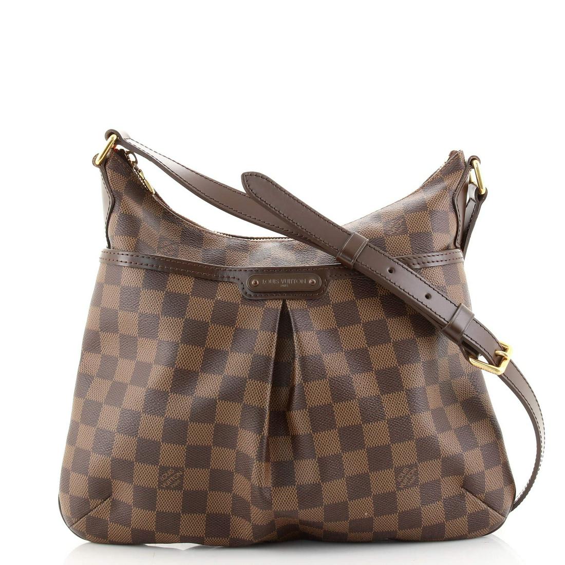 Louis Vuitton Bloomsbury Handbag Damier PM: Louis Vuitton Bloomsbury Handbag Damier PM RBJ no: HB.LV.BLO.DR.PM Item No: 137664/56 Brand Code: CT3170 SIZE AND FIT: 13"W x 11"H x 2"D, 21-23" strap drop Exterior Color: Brown Interior Color: Re