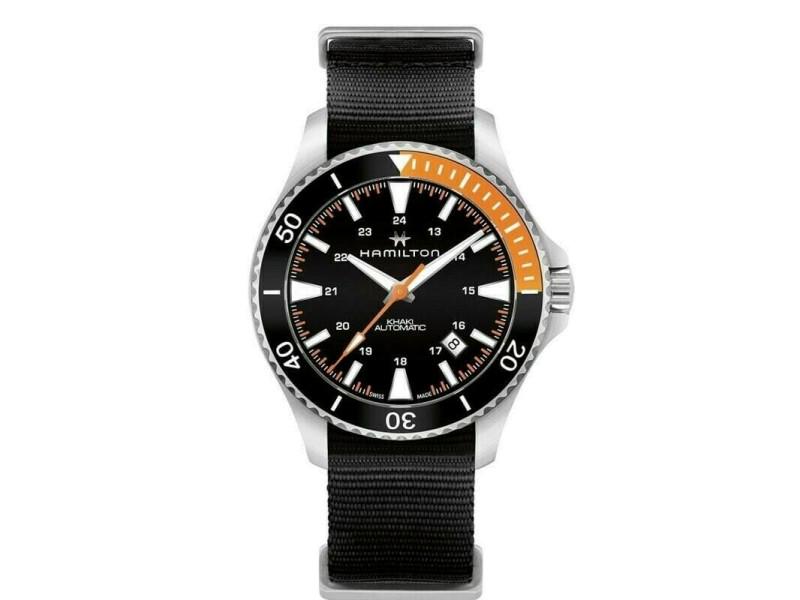 New Hamilton Khaki Navy Scuba Automatic Mens Watch Black Canvas Watch: New Hamilton Khaki Navy Scuba Automatic Mens Watch Black Canvas Watch Product Code: 224995197069-E Brand: Hamilton Condition: Never Worn Model: 224995197069-E Details: Item Specifics:Age: Modern (2021