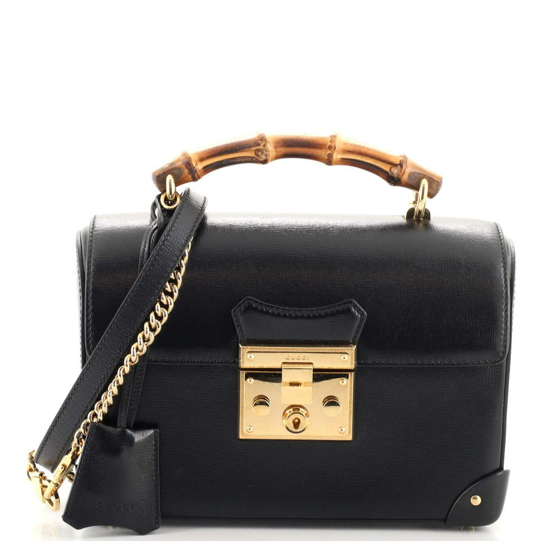 Gucci padlock bamboo cheap