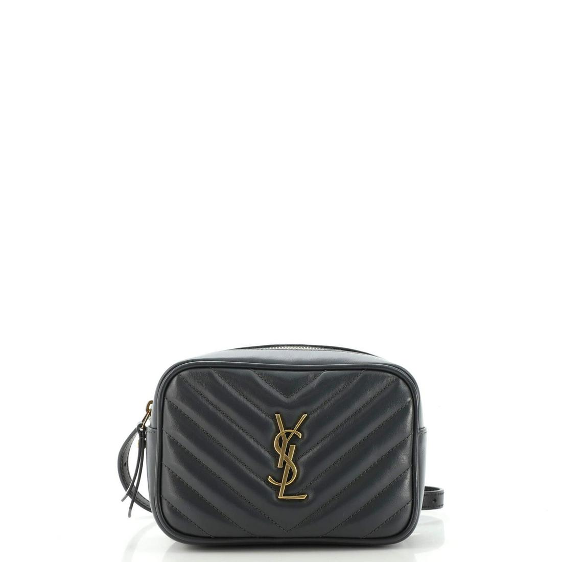 Saint Laurent Lou Belt Bag Matelasse Chevron Leather