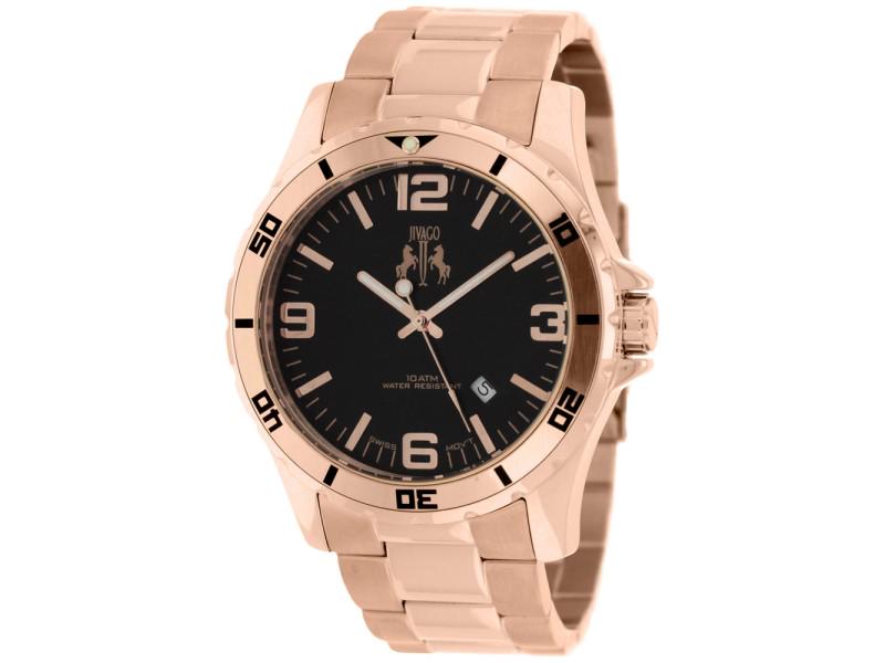 Jivago mens Ultimate: Jivago mens Ultimate Product Code: JV6112-39B2A Brand: Jivago Condition: Never Worn Item Details:Stainless steel case, Stainless steel bracelet, Black dial, Swiss Parts Quartzmovement, Scratch resista