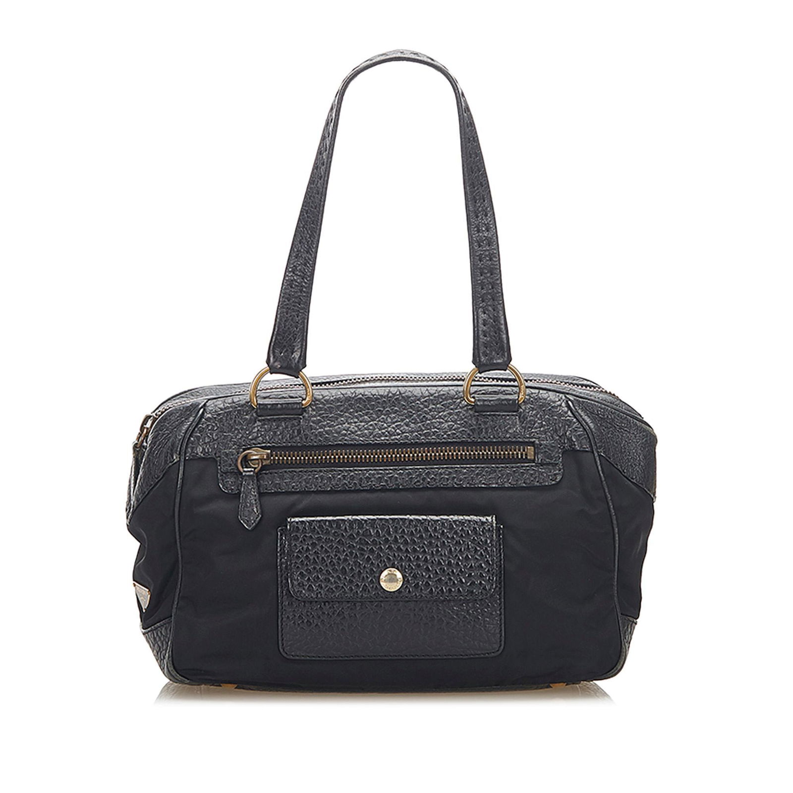 Prada Tessuto Shoulder Bag: Prada Tessuto Shoulder Bag Founded by Mario Prada in 1913, the Italian fashion label of Prada is renowned for its original, yet practical designs. Each piece of the collection is meticulously crafted