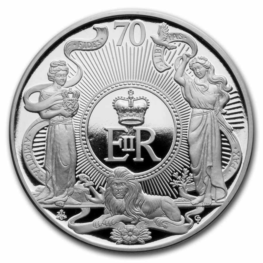 2022 St. Helena 1 oz Silver Platinum Jubilee Proof: 2022 St. Helena 1 oz Silver Platinum Jubilee Proof Product ID: 263898 Year: 2022 Grade: Proof Grade Service: None Denomination: 5 Pounds Mint Mark: Not Shown Metal Content: 1 troy oz