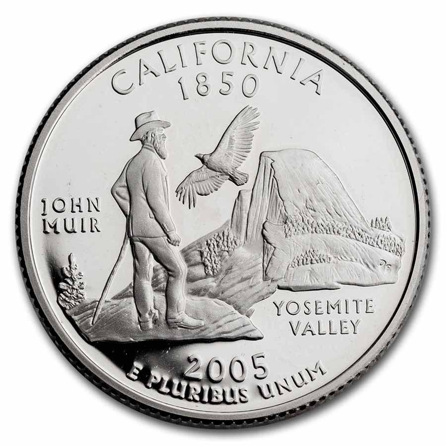 2005-S California State Quarter Gem Proof (Silver): 2005-S California State Quarter Gem Proof (Silver) Product ID: 48069 Year: 2005 Grade: Gem Proof Grade Service: None Denomination: 25 Cents Mint Mark: S - San Francisco Metal Content: 0.1