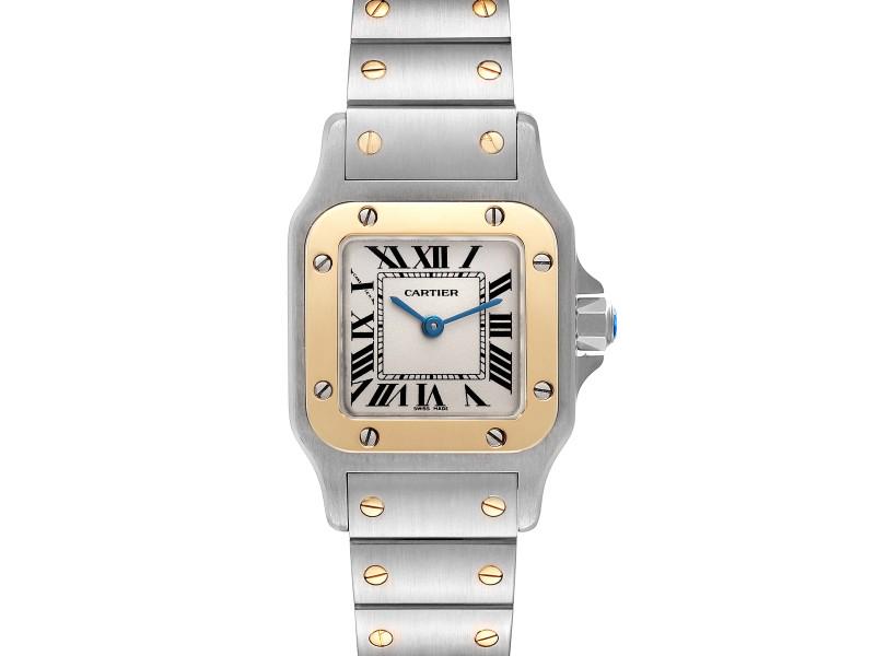 Cartier Santos Galbee Steel Yellow Gold Ladies Watch: Cartier Santos Galbee Steel Yellow Gold Ladies Watch Product Code: 49390-34CB0 Brand: Cartier Condition: Pre-Owned