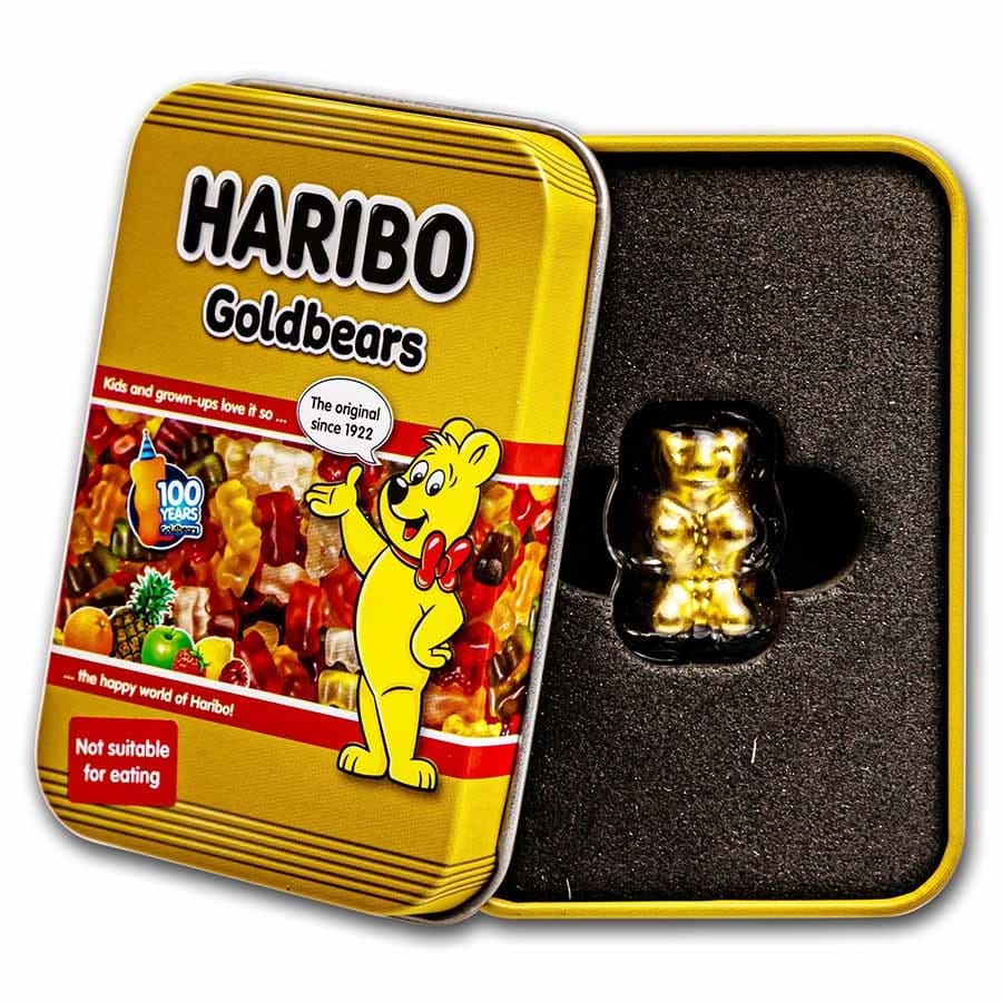 2022 Samoa 1 oz Silver Haribo Goldbear Shaped Coin: 2022 Samoa 1 oz Silver Haribo Goldbear Shaped Coin RBJ no: 245551 Year: 2022 Grade: Uncirculated Grade Service: None Denomination: 5 Dollars Mint Mark: Not Shown Metal Content: 1 troy oz