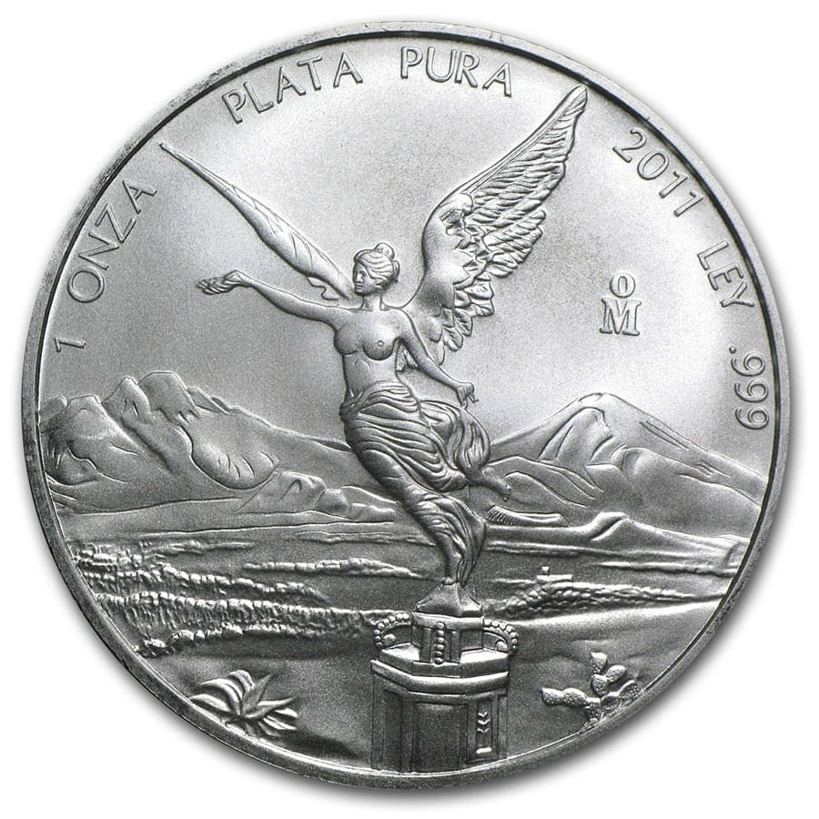 2011 Mexico 1 oz Silver Libertad BU: 2011 Mexico 1 oz Silver Libertad BU RBJ no: 59040 Year: 2011 Grade: Brilliant Unc Grade Service: None Denomination: 1 Onza Mint Mark: Mo - Mexico City Metal Content: 1 troy oz Pu