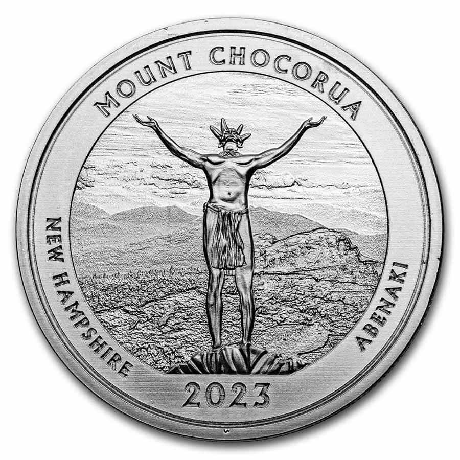 2023 1 oz Silver NATB New Hampshire (Box/COA): 2023 1 oz Silver NATB New Hampshire (Box/COA) RBJ no: 274642 Year: 2023 Grade: None Grade Service: None Mint Mark: N/A - Not Available Metal Content: 1 troy oz Purity: .999 Diame