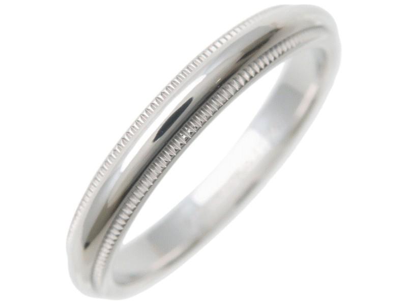Tiffany&Co. Milgrain Band Ring PT950 Platinum: Tiffany&Co. Milgrain Band Ring PT950 Platinum Product Code: 185948985944-E Brand: Tiffany & Co. Condition: Pre-Owned Metal: Platinum Model: 185948985944-E ---- Item Specifics:Antique: yesBand Width: 3