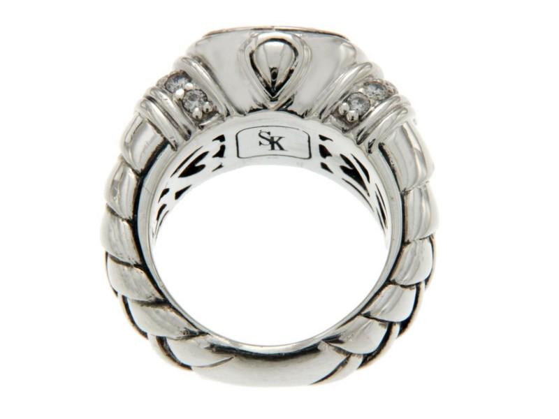 Scott Kay 925 Sterling Silver Diamonds Smoke Topaz Ladies Ring Size: Scott Kay 925 Sterling Silver Diamonds Smoke Topaz Ladies Ring Size Product Code: 201627254412-E Brand: Scott Kay Condition: Pre-Owned Metal: Sterling Silver Stone: Smokey Topaz and Diamond Model: