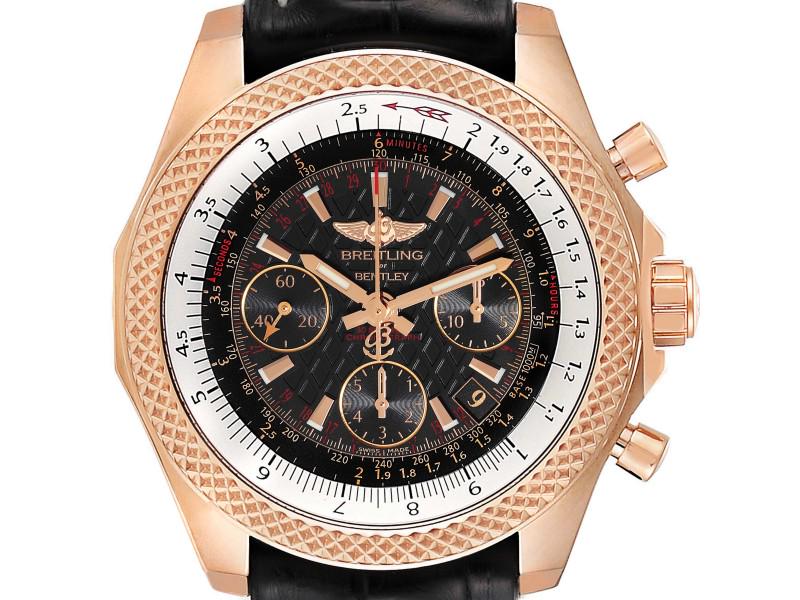 Breitling Bentley B06 Rose Gold Black Dial Mens Watch: Breitling Bentley B06 Rose Gold Black Dial Mens Watch Product Code: 52498-34CB0 Brand: Breitling Condition: Pre-Owned Note: Breitling Bentley B06 Rose Gold Black Dial Mens Watch . Self-windingautomati