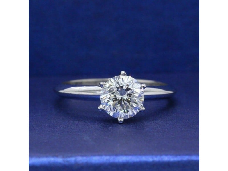 Leo Diamond Engagement Ring Round 1.05 Ct H SI1 14k White Gold $11,000 Retail: Leo Diamond Engagement Ring Round 1.05 Ct H SI1 14k White Gold $11,000 Retail Product Code: 174234534614-E Condition: Pre-Owned Model: 174234534614-E Reference: no Br> Item Specifics:Brand: THE LEO DI