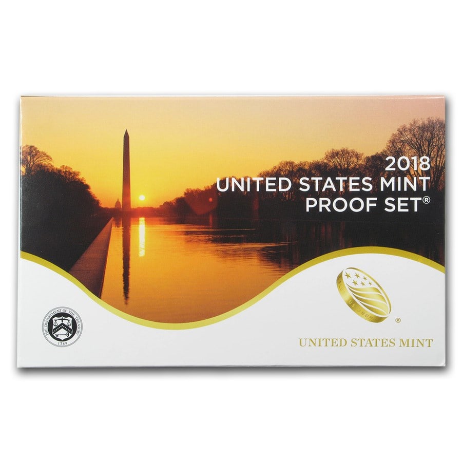 2018-S U.S. Proof Set: 2018-S U.S. Proof Set Product ID: 153461 Year: 2018 Grade: Proof Grade Service: None Denomination: Varies Mint Mark: S - San Francisco Metal Content: 1 troy oz Purity: Other