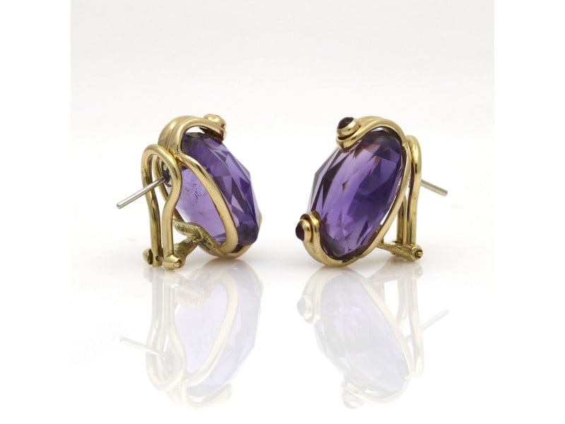 womens Antonini Amethyst Ruby Earrings: womens Antonini Amethyst Ruby Earrings Product Code: 195561409230-E Brand: Antonini Condition: Pre-Owned Metal: Yellow Gold Model: 195561409230-E ---- womens Antonini Amethyst Ruby EarringsItem Specif