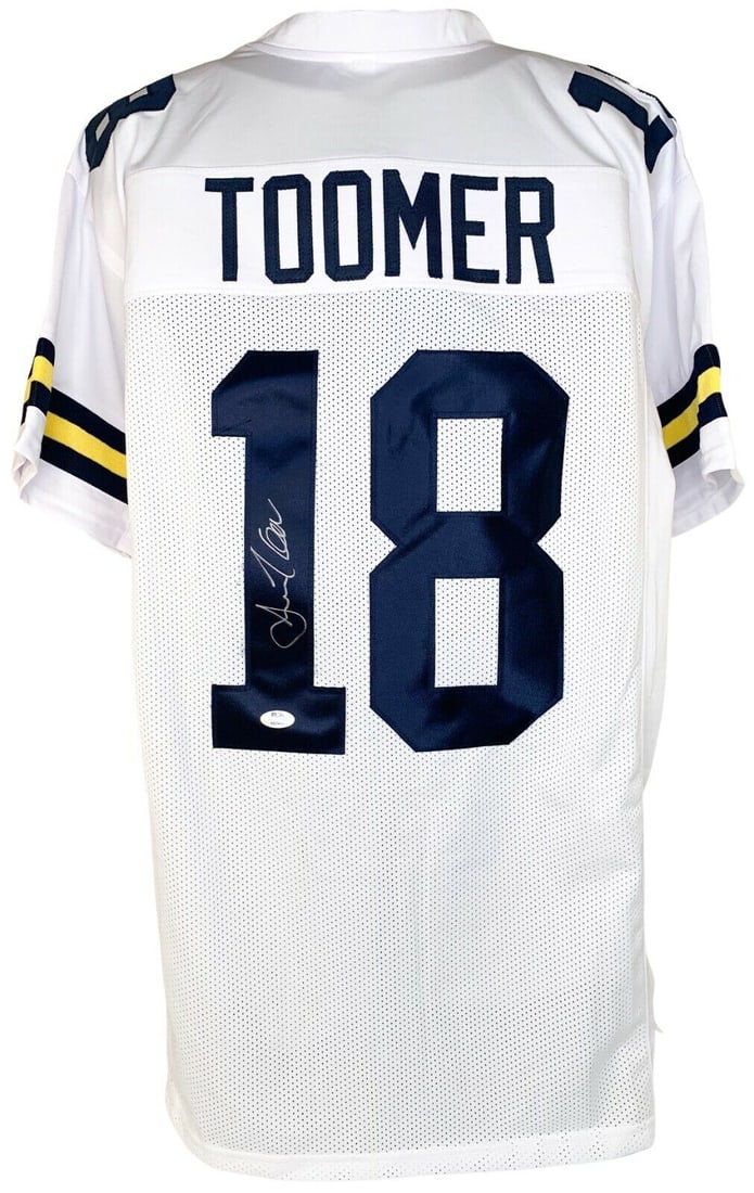Amani Toomer autographed signed jersey NCAA Michigan Wolverines PSA COA: Amani Toomer autographed signed jersey NCAA Michigan Wolverines PSA COA Amani Toomer autographed signed jersey NCAA Michigan Wolverines PSA COA