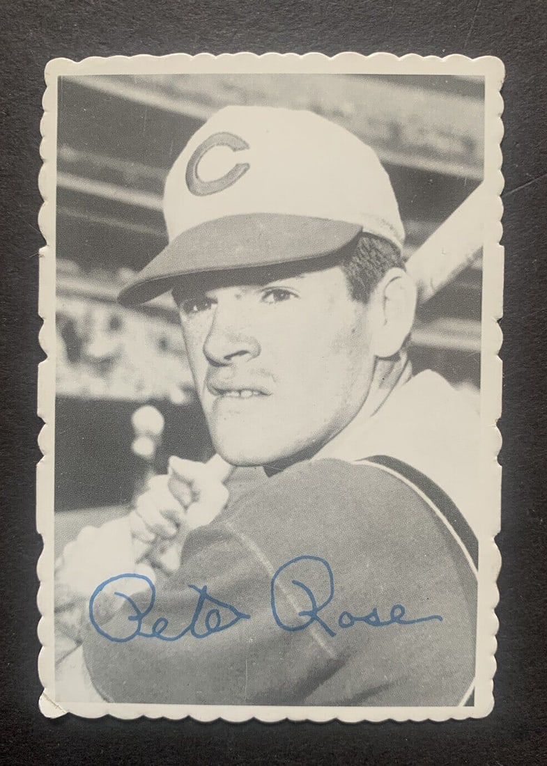 1969 Topps Deckle Edge Baseball Card #21 Pete Rose Nm - Mint Centered Nice: 1969 Topps Deckle Edge Baseball Card #21 Pete Rose Nm - Mint Centered Nice 1969 Topps Deckle Edge Baseball Card #21 Pete Rose Nm - Mint Centered Nice