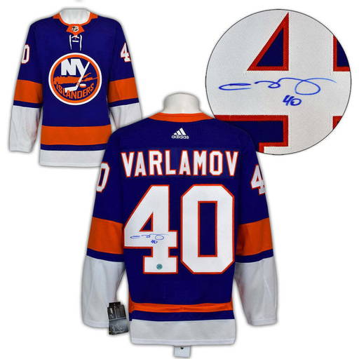 Framed Ilya Sorokin New York Islanders Autographed Blue Adidas Authentic  Jersey