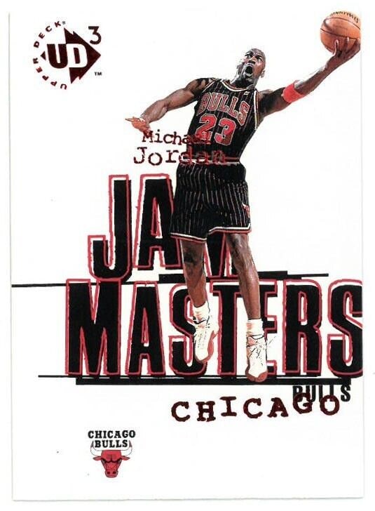 Michael Jordan 1997-98 Upper Deck UD3 Jam Masters Card #15 - (Chicago Bulls): Michael Jordan 1997-98 Upper Deck UD3 Jam Masters Card #15 - (Chicago Bulls) Michael Jordan 1997-98 Upper Deck UD3 Jam Masters Card #15 - (Chicago Bulls)