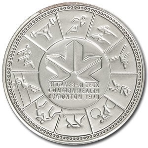 1978 Canada Silver Dollar Specimen (XI Commonwealth Games): 1978 Canada Silver Dollar Specimen (XI Commonwealth Games) Product ID: 13114 Year: 1978 Grade: Specimen - Unc Grade Service: None Denomination: $1.00 Dollar Mint Mark: RCM (Not Shown) Met