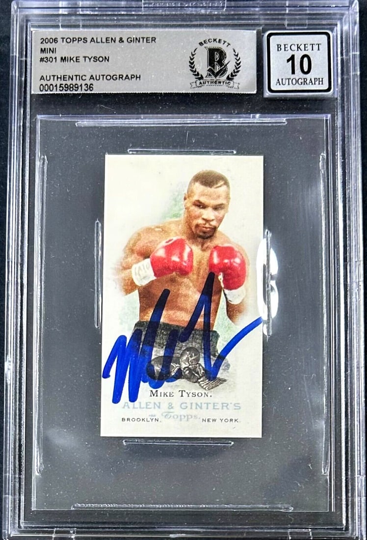 Mike Tyson Memorabilia, Autographed Mike Tyson Collectibles